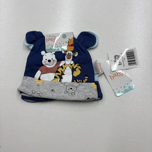کلاه نوزادی Disney مدل Winnie the Pooh پنبه‌ای اوتلت فروشگاهی سایزبندی‌دار پوشاک خارجی