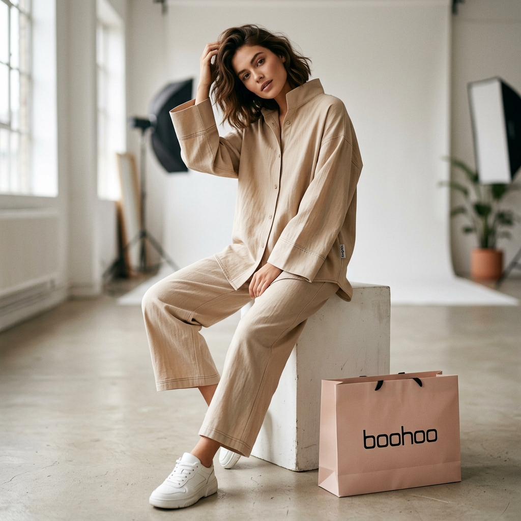 خرید عمده کتان Boohoo